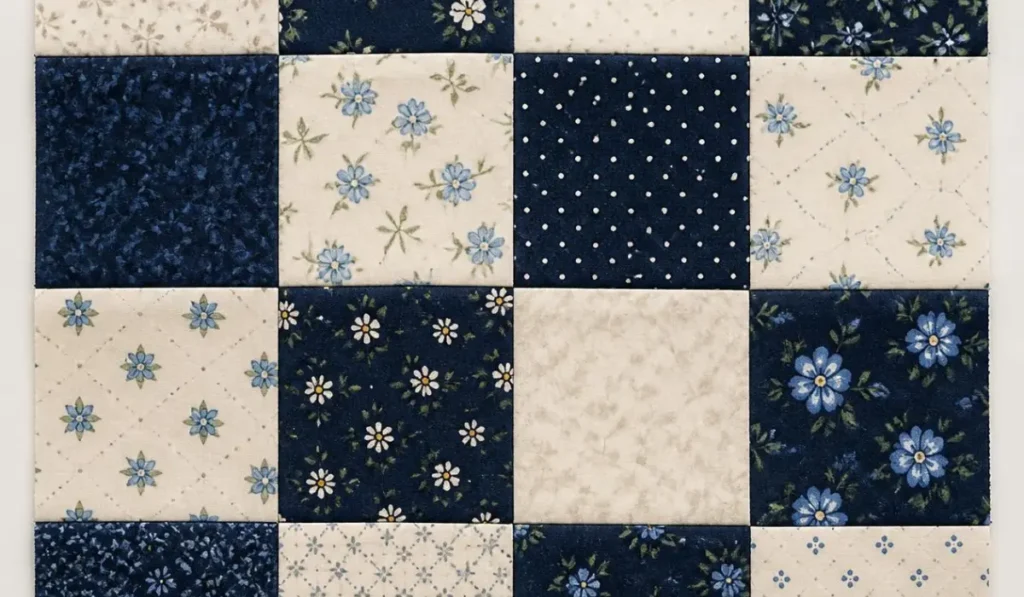 A 16 patch quilt block