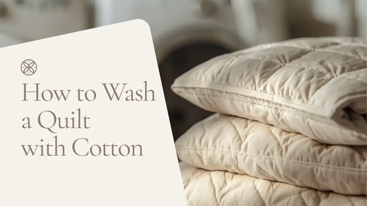 How to wash a cotton quilt
