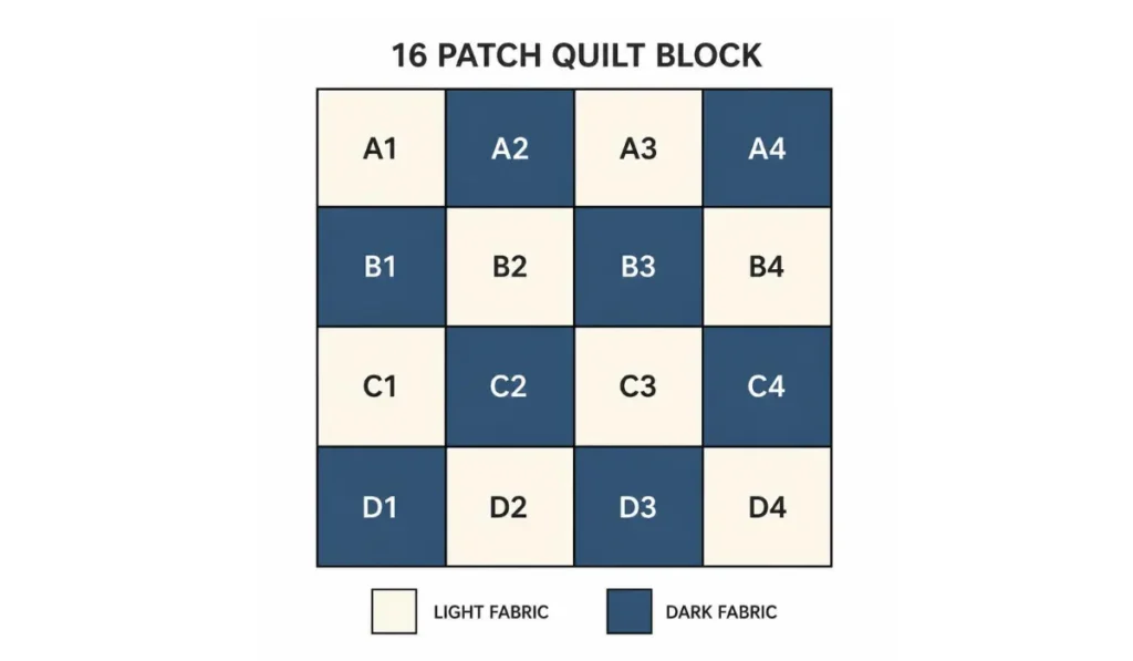 What Is a 16 Patch Quilt 