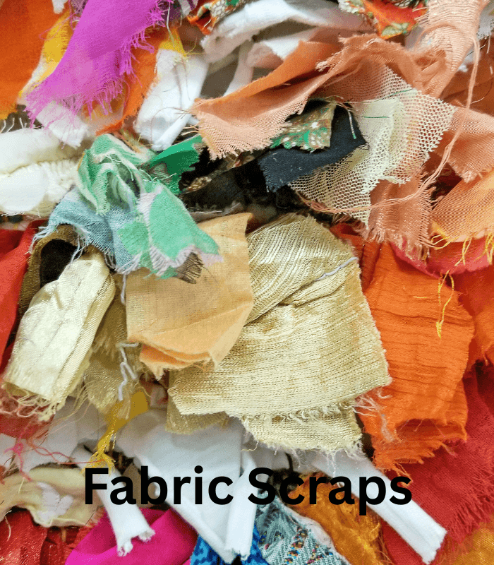 Fabric scraps projects or practice guide