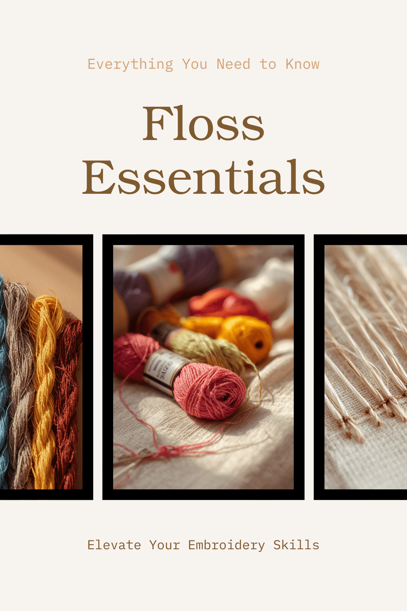 Embroidery floss guide