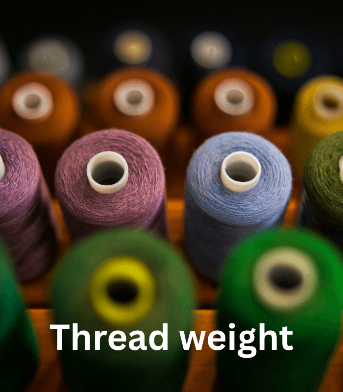 Thread weight chart