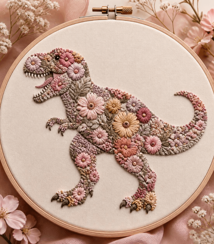 Floral T-Rex