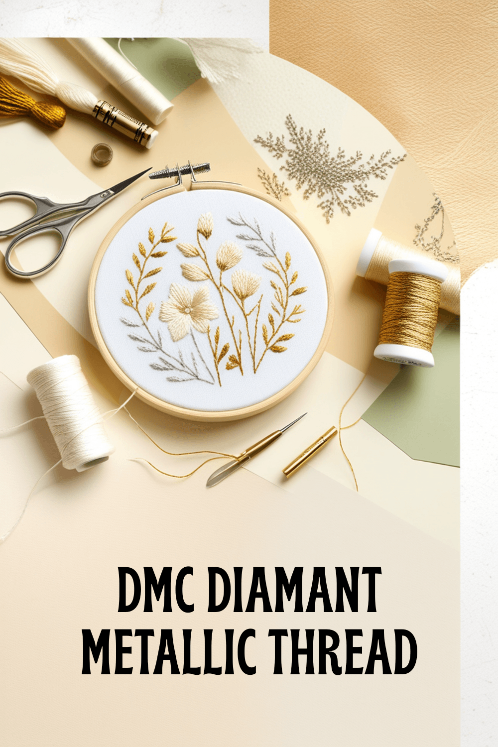Dmc metallic diamant thread