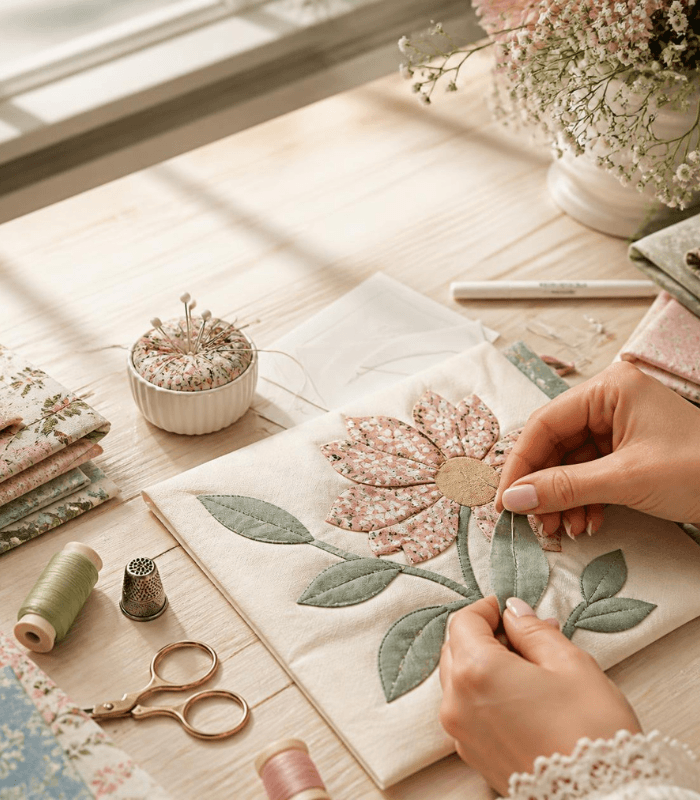 applique needle turn