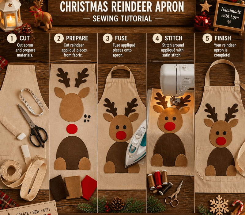 reindeer applique