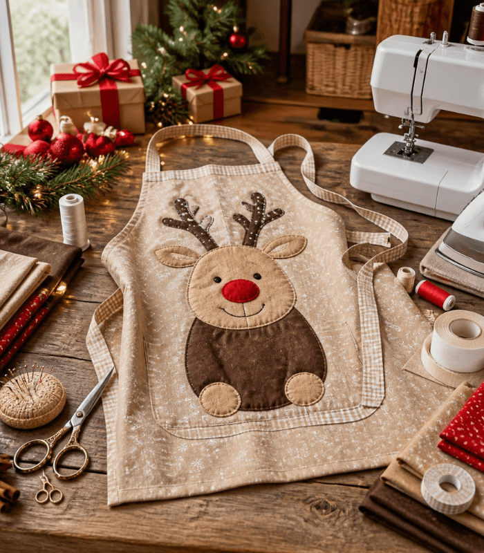 reindeer applique