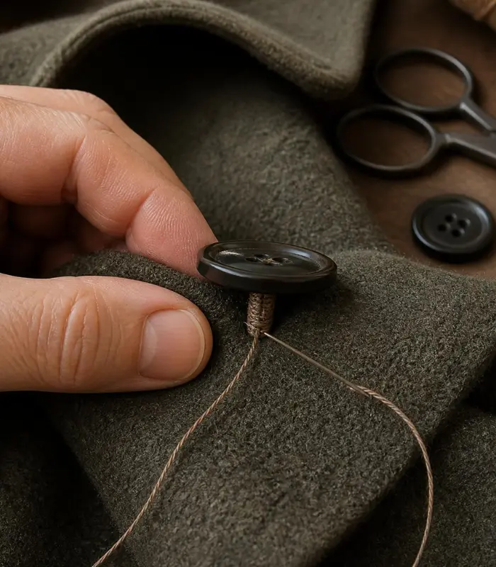 Thread Shank — Jacket or Coat