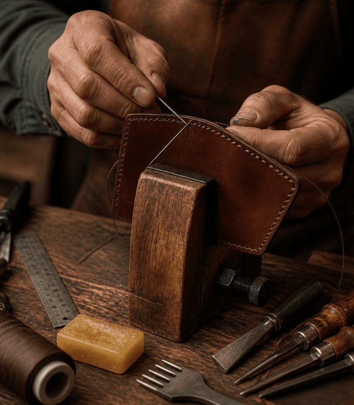How To saddle stitch By Hand