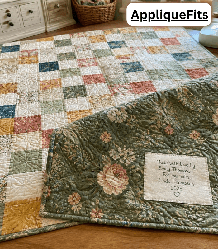 how to sew on quilt labels
