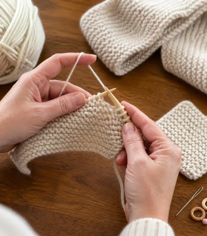 Guide to Knit Stitches & Easy Projects